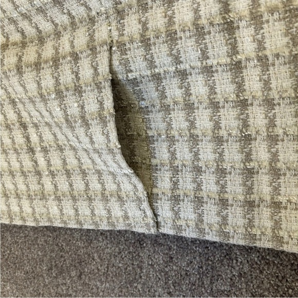 Calvin Klein Womens Tweed Textured Suit Skirt Back Slit Plus Size 18 W - NWT $89 - Picture 7 of 15